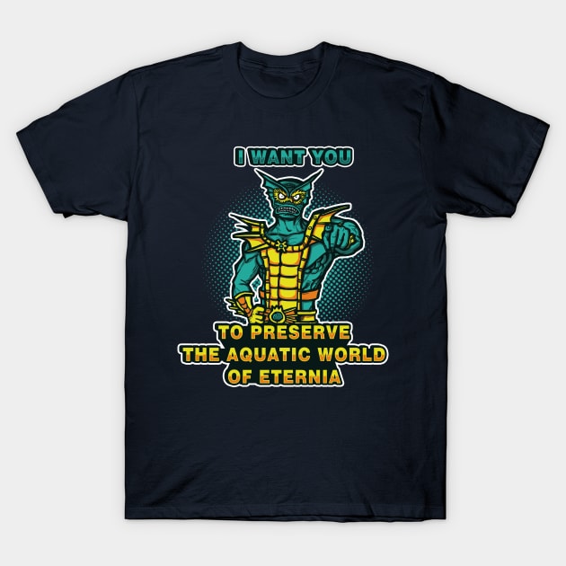 Preserve The Aquatic World T-Shirt by AndreusD